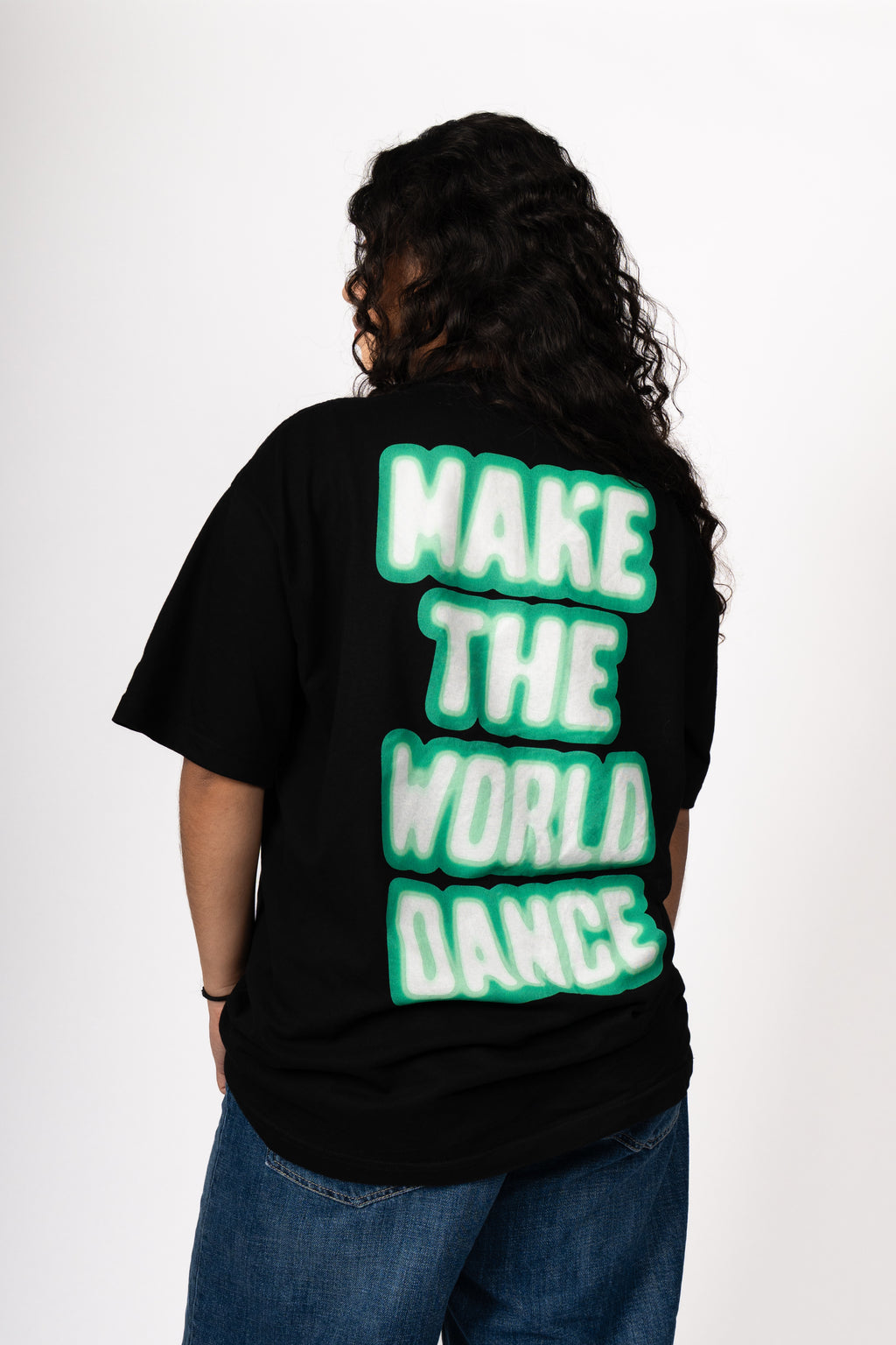 Make The World Dance Oversized Tee