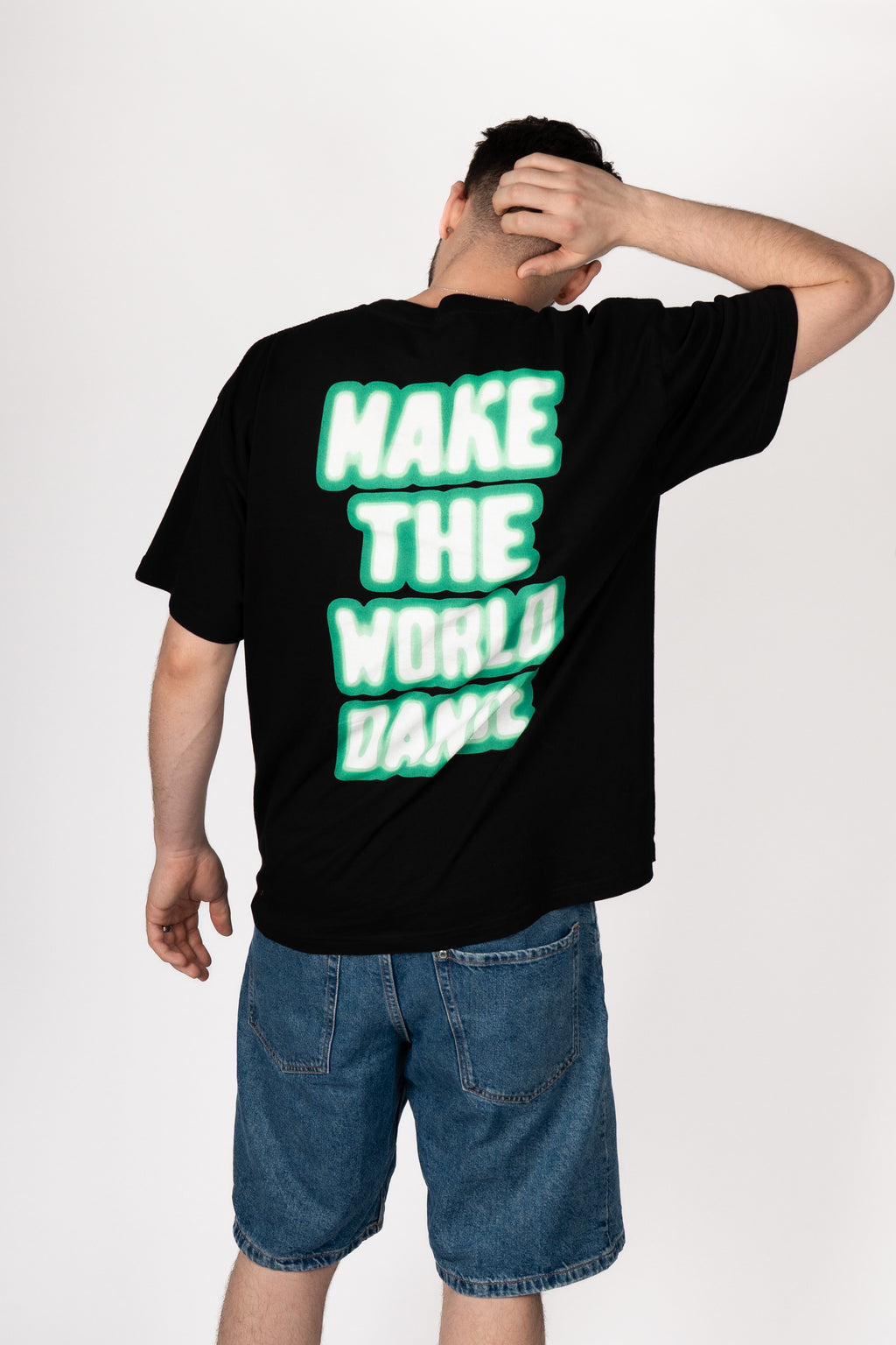 Make The World Dance Oversized Tee