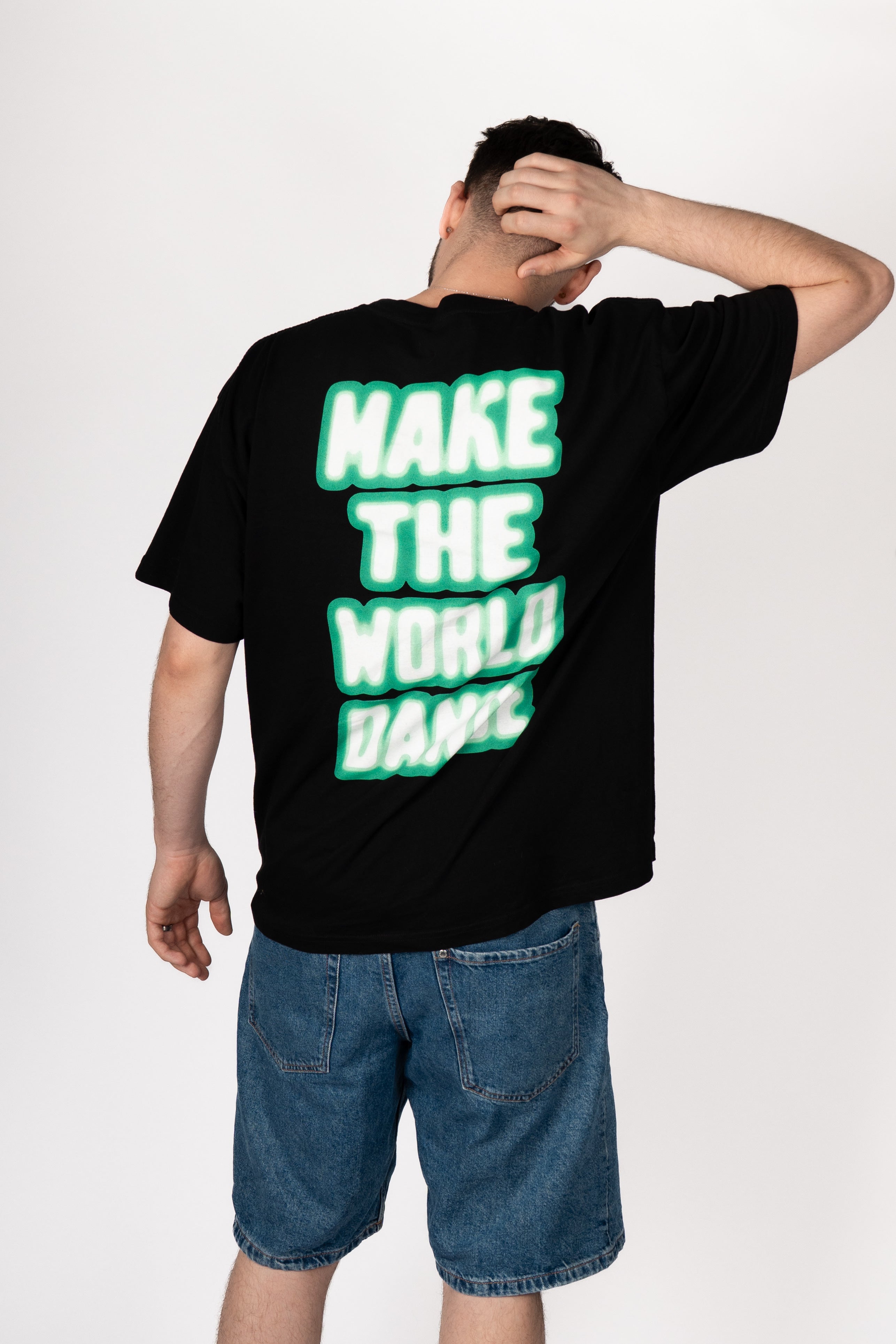 Make The World Dance Oversized Tee
